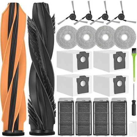 VUSZR Tarvikkeet Dreame X50 Ultra/L50 Pro Ultra/X50 Master Robotti-Imurille, Harja- ja Lisävarustesarja