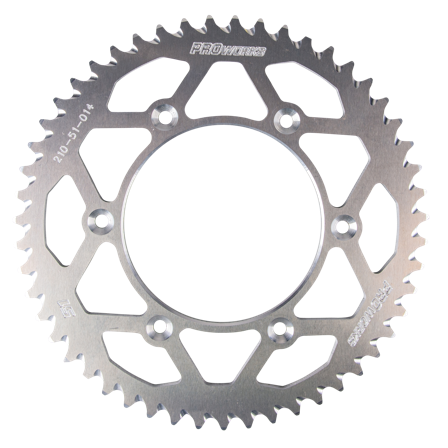 Corona Proworks Alluminio Argento - Honda XR 400R 1996-2004