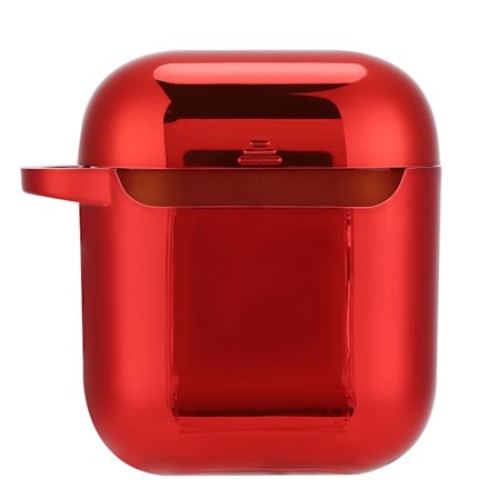 ABS Bluetooth Trådlös Headset Laddningsbox Skyddande Fodral Cover för AirPods (Röd)