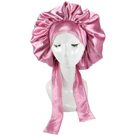 Satin Cap Cap Cap Unisex Rosa