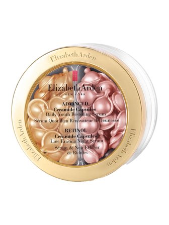 Elizabeth Arden Ceramide Set cont: Advanced Ceramide Capsules Daily Youth Restoring Serum, 30 pcs + Retinol Ceramide Capsules Line Erasing Night Serum