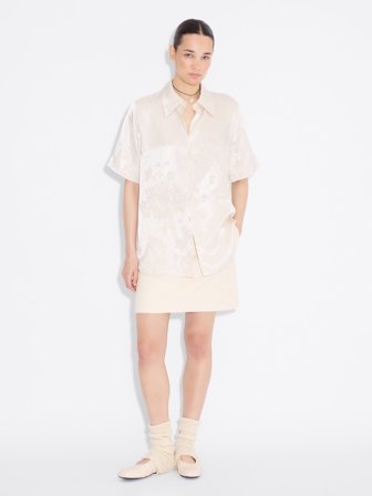 Holzweiler Luka Jacquard Shirt - Sand - Women's - Small