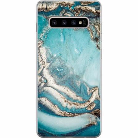 Samsung Galaxy S10+ Genomskinligt Skal Mönster