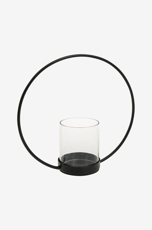 Eightmood - Kynttilänjalka Sander - Musta - Kynttilänjalat & lyhdyt - - Homeroom