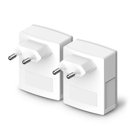TP-Link TL-PA411KIT AV500 Nano Powerline Adapter Starter Kit - Bro - HomePlug AV (HPAV) - veggpluggbar (en pakke 2)