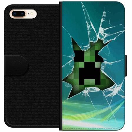 Apple Iphone 8 Plus Plånboksfodral Minecraft