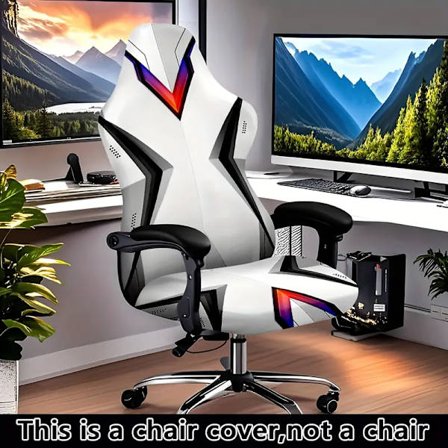 Toimisto- ja pelituolin päällissarja, ainutlaatuinen design, erittäin joustavat pestävät toimistotuolin päälliset, sopivat pelituoleille, koti- ja 