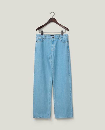 Lexington Lyseblå jeans med middels høy midje og rette ben