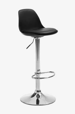 Kave Home - ORLANDO-T barstol, 2-pk - Svart - Barstoler & -krakker - Fra Homeroom