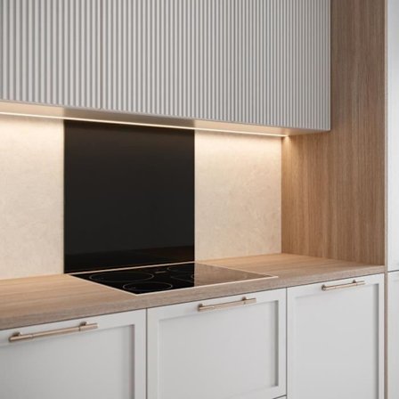 Skænk - SAINT GOBAIN - Mat sort - Glas - 45x90