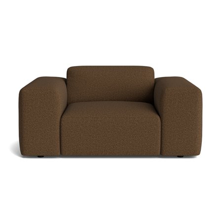 Soma Sessel Montreal Braun, moderner Polstersessel mit Nozag-Federung für hohen Sitzkomfort, Breite 75cm, zeitloses Design, bequemer Sessel