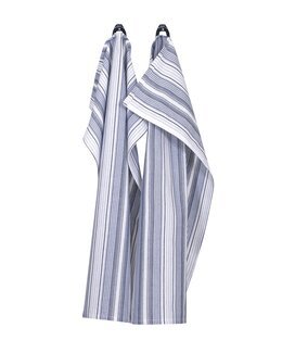 Kjøkkenhåndkle Eden 2-pk Gråblå