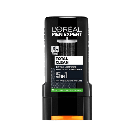 L'Oréal Paris Expert Total Clean Shower Gel Kropp Herr 300 ML