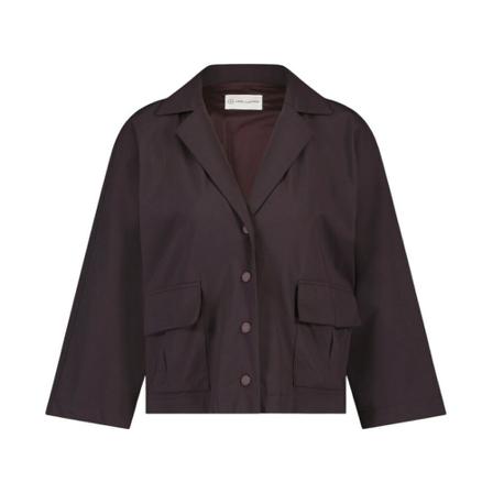 Jane Lushka Blazer Luciana Technical Jersey Brun, Dame Damejakker