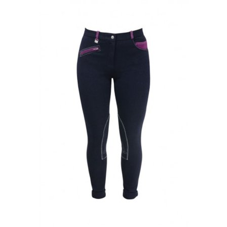 HyPERFORMANCE Dam/Dam Jean Look Jodhpurs 26in Marinblå/Port R