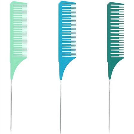 3 stk. Højlys Kamme Rottehale Kamme Salon Hårstyling Kamme til Kvinder og Mænd