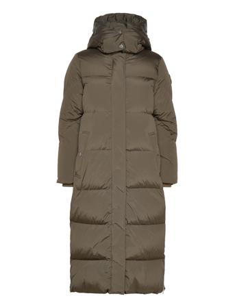 Aurora Long Parka Fôret Kåpe Kakigrønn WOOLRICH