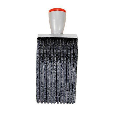 Multifunktionel 12-cifret alfabet rullende gummistempel engelsk bogstav nummer prægning DIY scrapbooking rullende papirvarer