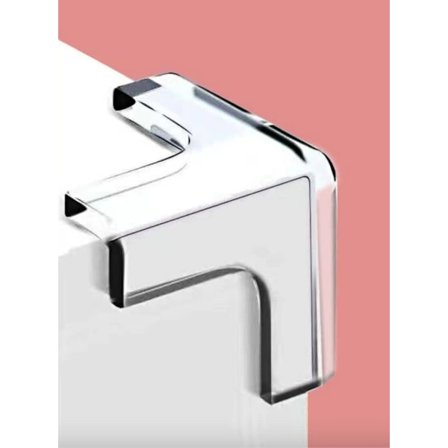 Varmt T-format barnsäkerhet mjukt hörnskydd transparent bords hörnskydd silikonskydd (8 st)