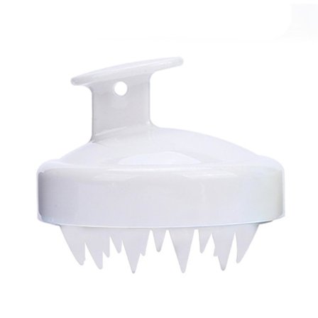 Silicone Bath Shampoo Massage Brush Scalp Hair Washing Massager Cleaning Tool