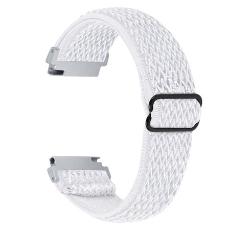 Amazfit GTR 47mm / Pace elastiskt klockarmband med justerbart spänne - Vit