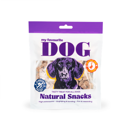 My favourite DOG - Frysetørket and i terninger 50 g - Hund - Hundegodbiter & tyggebein - ZOO.no