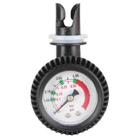 Luftpump Tryckmätare 0-5 PSI för Säkerhetsbarometer Surfbräda Båt Kajak Uppblåsbara Golv