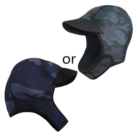 Neopren Surf Beanie Svømmehette Dykkerhette for Svømming Kajakk Snorkling