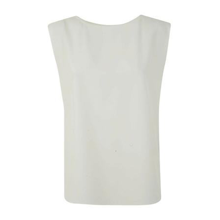 Emporio Armani, TOP Biały, Kobieta, Rozmiar: M