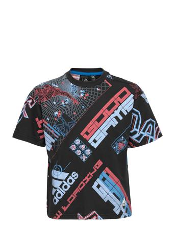 Arkd3 Allover Print Tee T-shirt Sort Adidas Performance