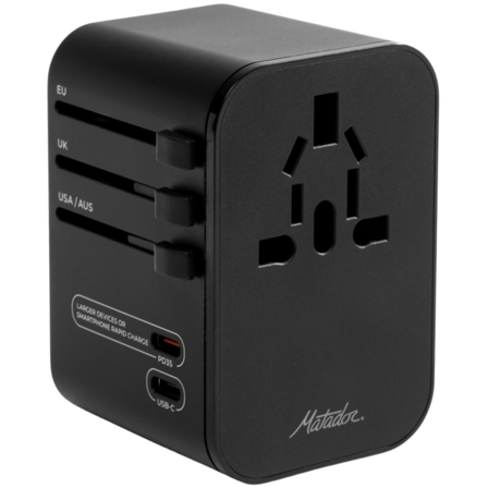Matador Global Travel Adapter Black