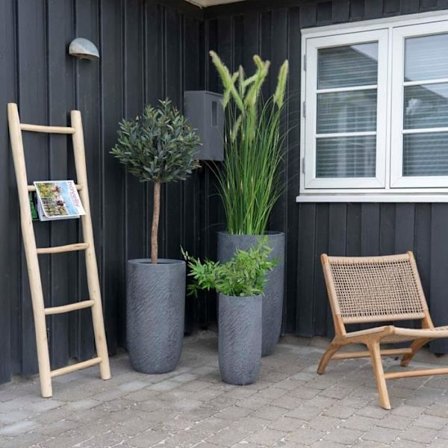 Dekorstege 50x5x150 cm i naturlig teak