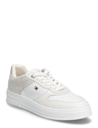 Tommy Hilfiger Th Sporty Cupsole Tumbled Ltr - White - 38