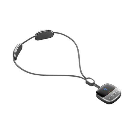 Ny Opgraderet Bærbar Nakke- og Skuldermassager med Opvarmningsfunktion - Dobbelt Puls Teknologi - De Bedste Gaver til Kvinder og Mænd