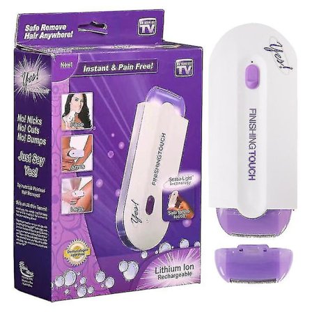 Blått lys induksjonshår fjerningsenhet for kvinners barbermaskin bærbar oppladbar laser smertefri hår fjerningsenhet