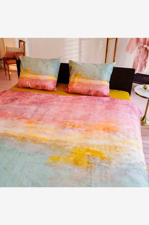 Kayori - Påslakanset - Tani - 3 delar - Grön - Påslakanset - 220X220 - Från Homeroom