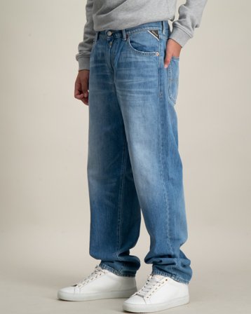 Replay Trousers Niebieski Jeansy Chłopiec - Kids Brand Store