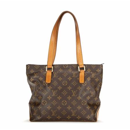 Louis Vuitton Vintage, Pre-owned Cabas Piano Monogram Tote Bag Bruin, Dames, Maat:ONE Size,Canvas