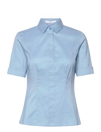 Bashini2 Blouses Short-sleeved Blå BOSS