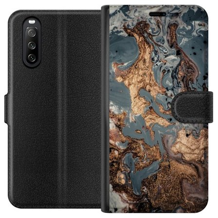 Yhteensopiva Lompakkokotelo Sony Sony Xperia 10 III Kuvio