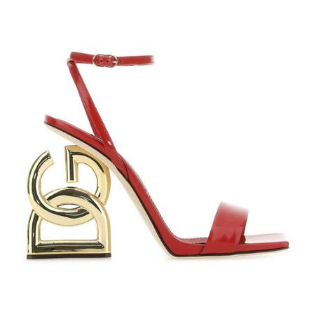 Dolce & Gabbana High Heel Sandalen , Rood , Dames , Maat: 40 EU