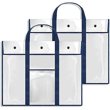 Gamenote 2-pack stor väska för stora affischer (315255) Bulletin Board Holder Art Portfolio Container för lärare Klassrumsorganisation