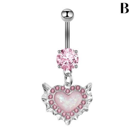 Hjerte elly utton Ringer Rosa Damemote elly Ring Dangle N - Perfet B