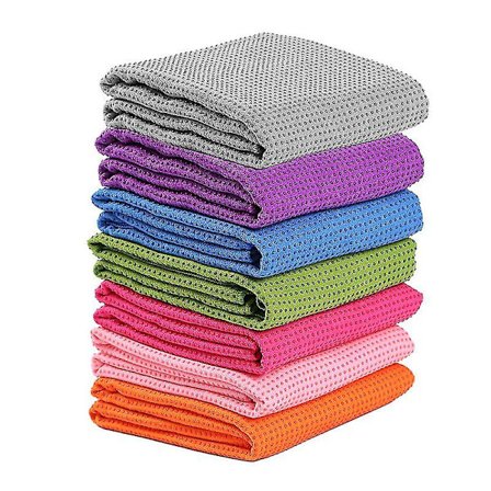 Anti-Skrid Yoga Håndklæde Fitness Gym Yogamåtte Håndklæde Anti-Skrid Mikrofiber Dækken 183cm*61cm Blød Non-Slip PVC Til Sportstræning