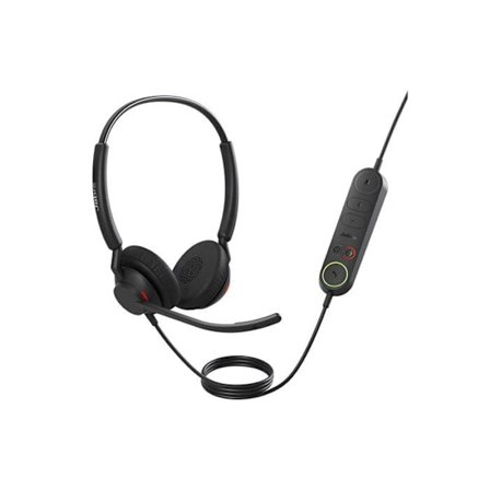 Casque Micro Jabra Engage 40 - Svart - USB-A - Stereo - Ljudskydd - Över-ear
