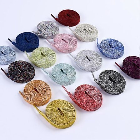 Elastisen Nauhat Kengännauhat Rento Kengän Köysi Vuorovesi Värikäs Helmi Nauha Kesä Kengät