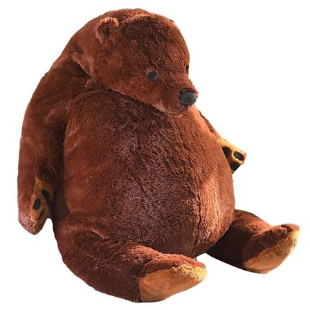 Stor bamse Myk stor bamse (brun, 60 cm)