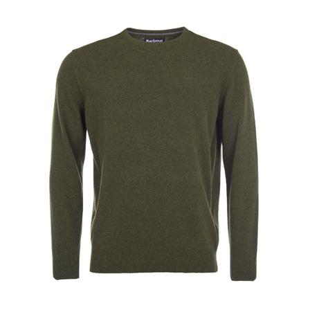 Barbour Round-neck Strik Grøn, Herre Strik, Størrelse: XL