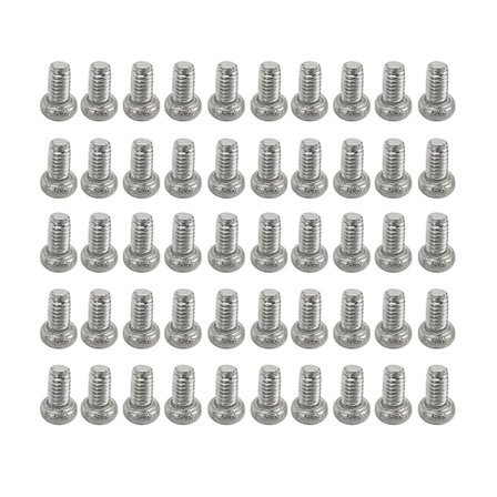 60 stk M2 X 4mm 304 Rustfritt Stål Phillips Rundhode Skruer Bolt
