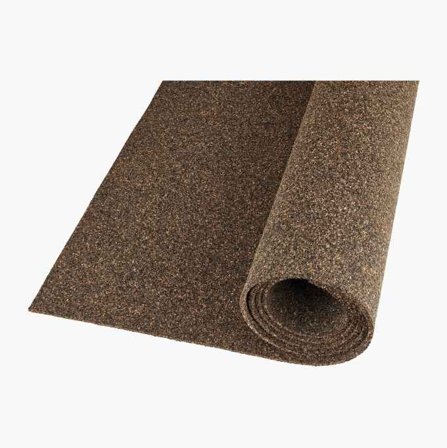 Packningsmaterial i gummikork 1000 x 500 x 2 mm